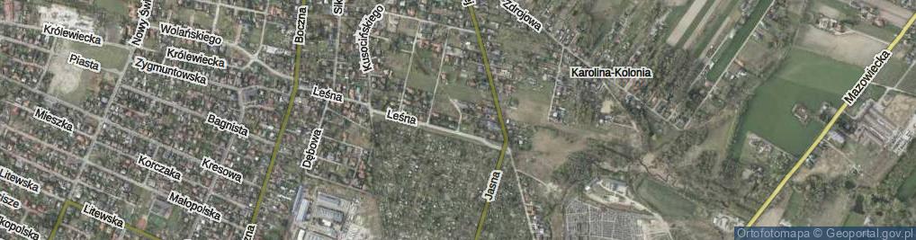 Zdjęcie satelitarne Andersa Władysława, gen. ul.